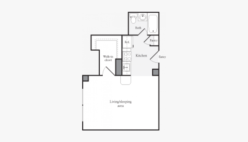 0 For The Studio E Floor Plan - Floor Plan, HD Png Download, Free Download