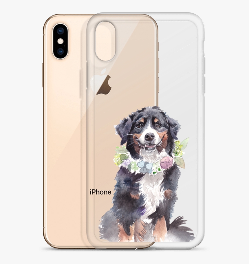 Bernese Phonecase Mockup Case With Phone Default Gold - Iphone, HD Png Download, Free Download