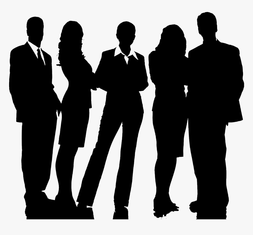 Business Silhouette - Formal Business Attire Men And Women, HD Png Download, Free Download