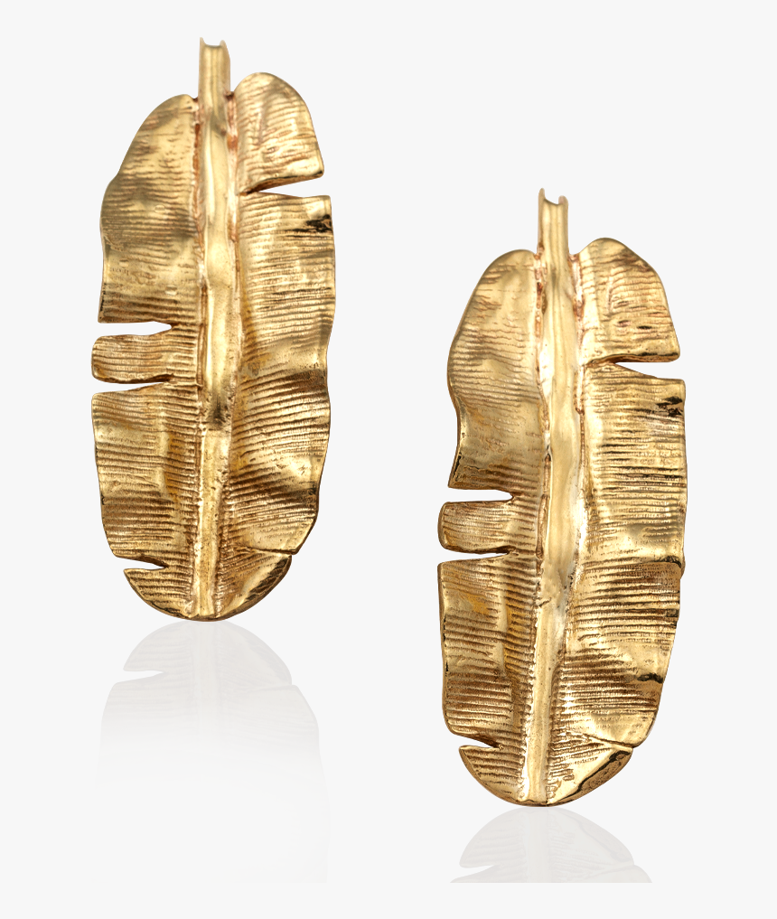 Banana Leaf Earrings - Banana Leaf Earring, HD Png Download, Free Download