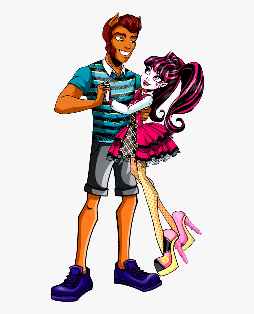 Monster High Characters Clawd And Draculaura, HD Png Download, Free Download