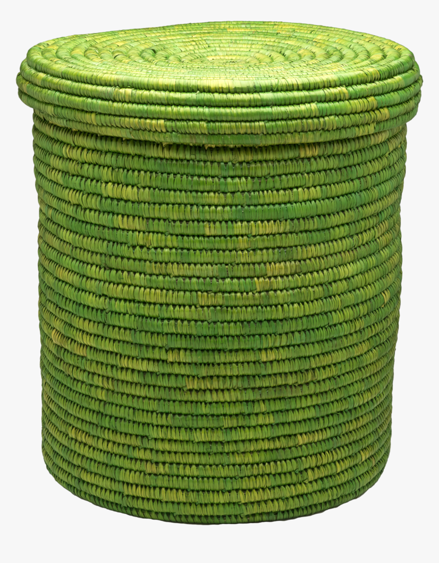 Lime Laundry Basket - Rope, HD Png Download, Free Download