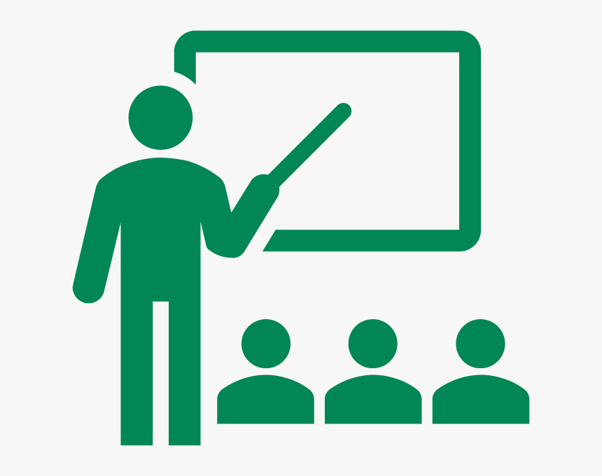 An Icon Representing A Teacher In Front Of A Blackboard - New Way To Solve Quadratic Equation, HD Png Download, Free Download