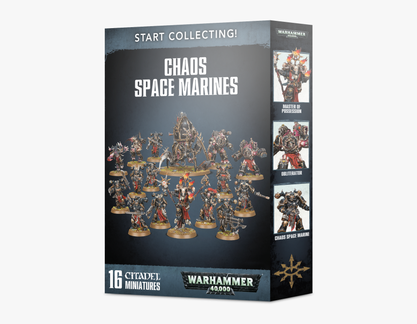 Warhammer 40k Start Collecting Chaos Space Marines, HD Png Download, Free Download