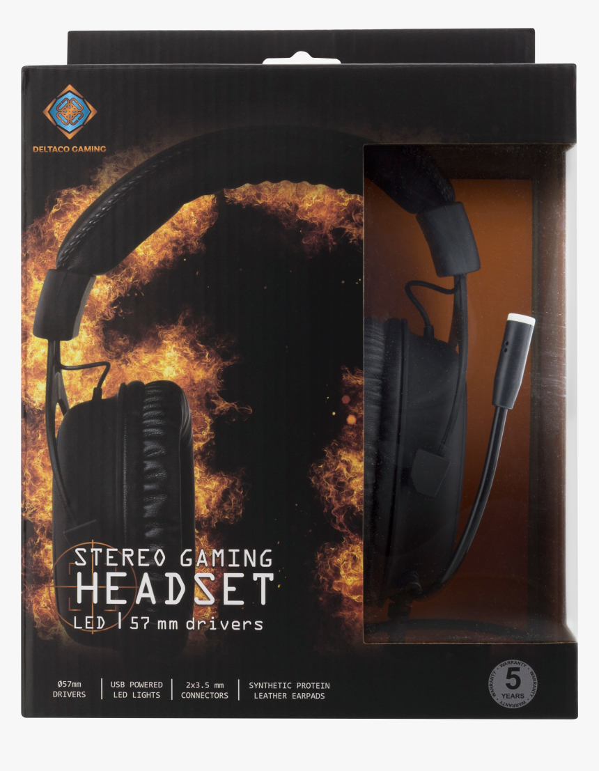Deltaco Gaming Headset, HD Png Download, Free Download