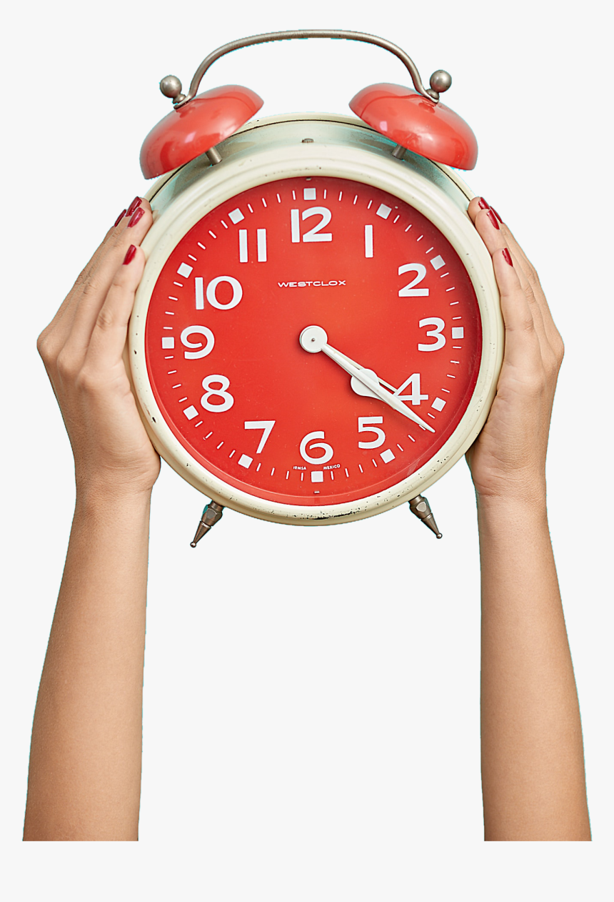 Red Old Alarm Clock - Project Tijd, HD Png Download, Free Download