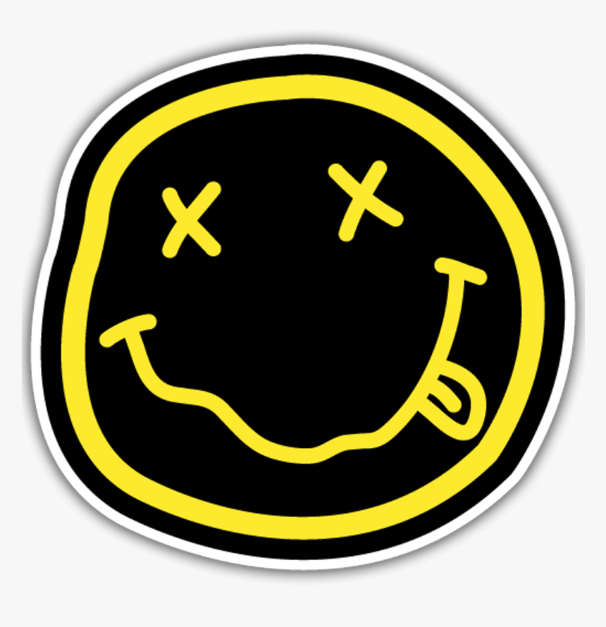 Nirvana Bands Rockbands Logos Pop Pppppppppppppppoppooo - Nirvana Smiley Face, HD Png Download, Free Download