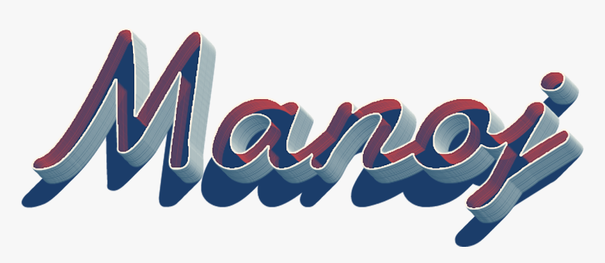 Manoj 3d Letter Png Name - Manoj Name Image Hd, Transparent Png, Free Download