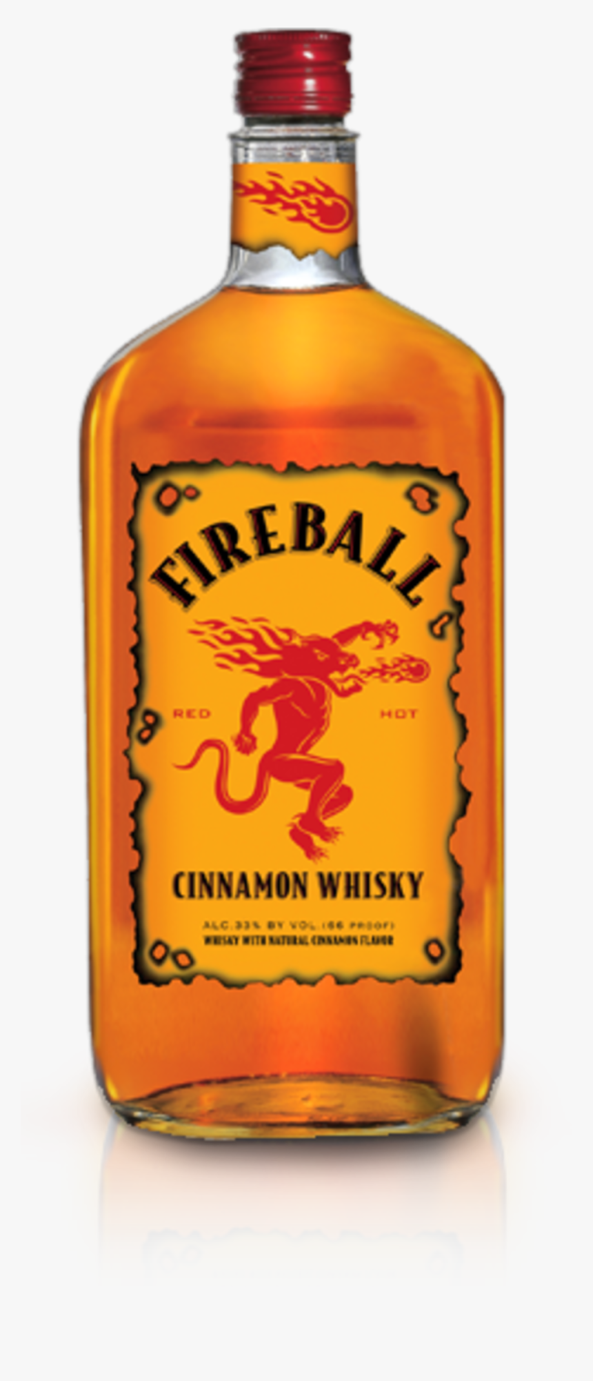 Bottle20130118 19130 153k4qr - Fireball Cinnamon Whisky 1l, HD Png Download, Free Download