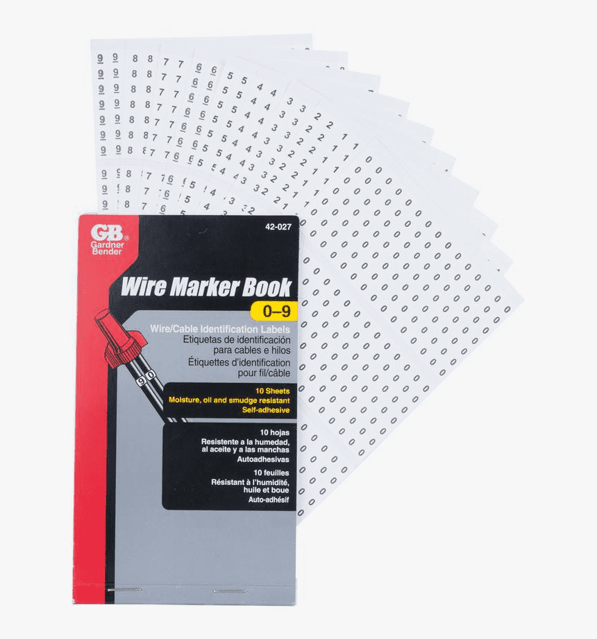 Wire Marker Booklet, HD Png Download, Free Download