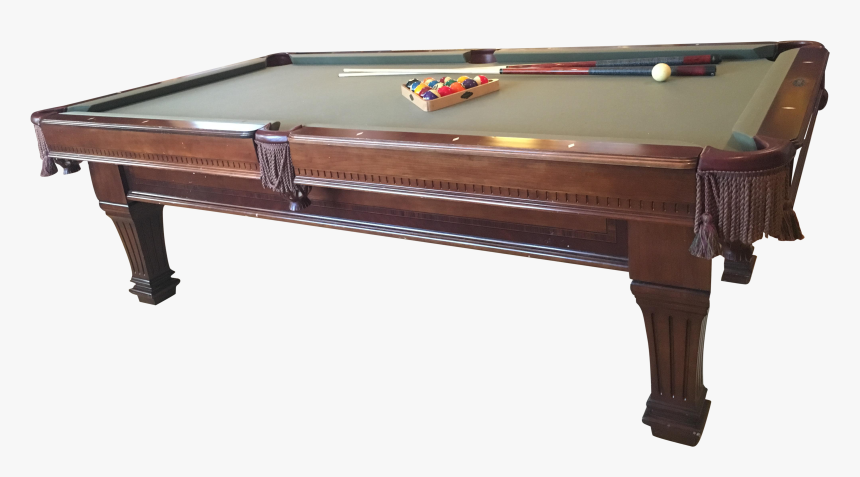 Vintage Pool Table Png - Billiard Table, Transparent Png, Free Download