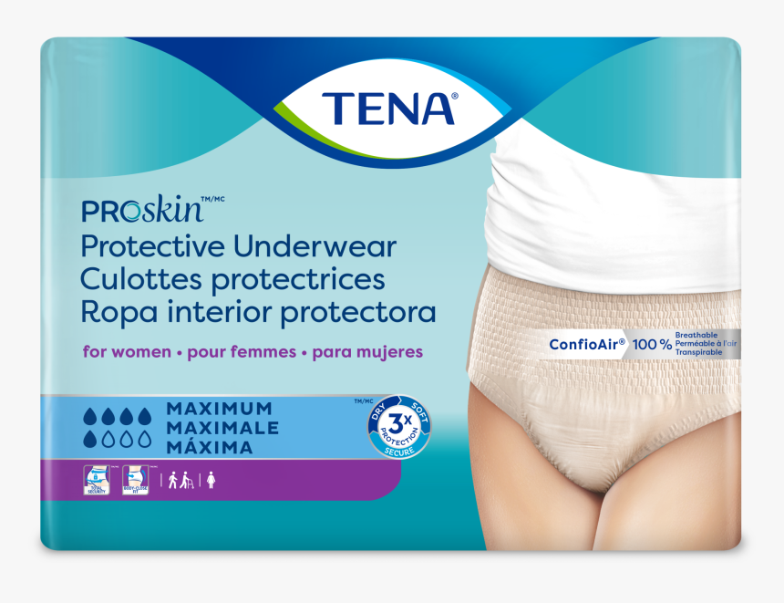 Tena Proskin™ Protective Underwear For Women Provides - Tena Proskin, HD Png Download, Free Download