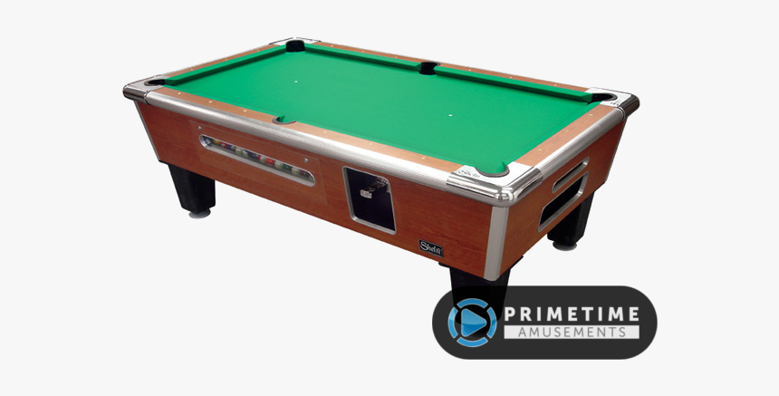 Bayside Coin-op Pool Table By Shelti - Black Pool Table With Black Felt, HD Png Download, Free Download