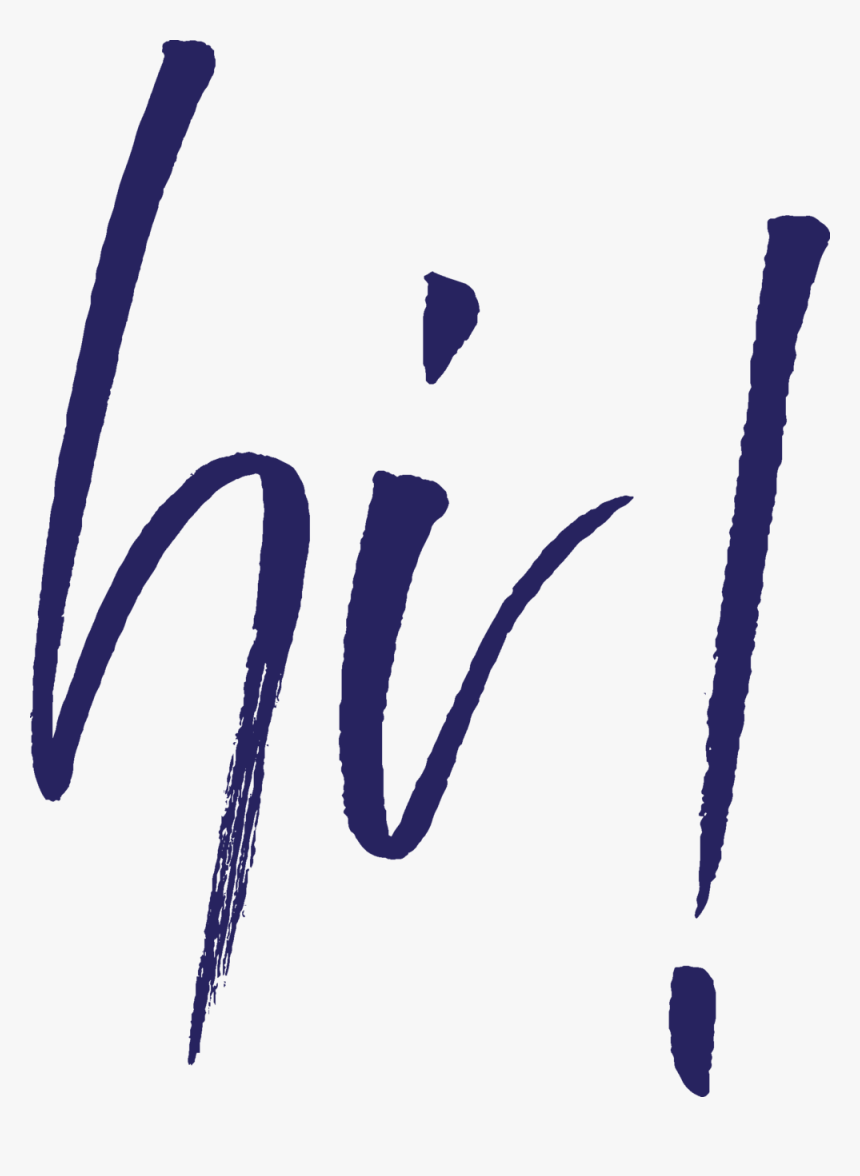 Hi - Calligraphy, HD Png Download, Free Download