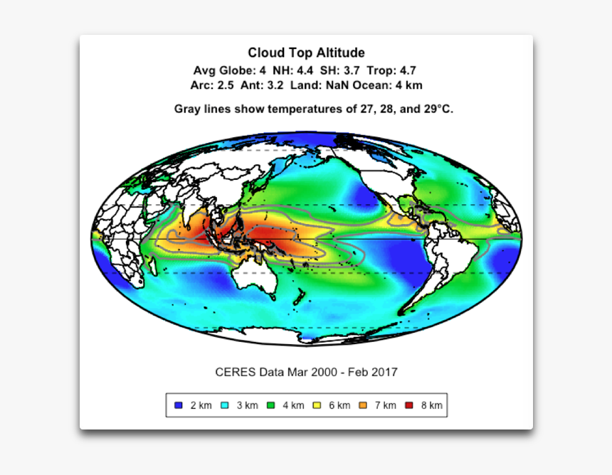 Ceres Cloud Top Altitude Plus Temperature - Circle, HD Png Download, Free Download