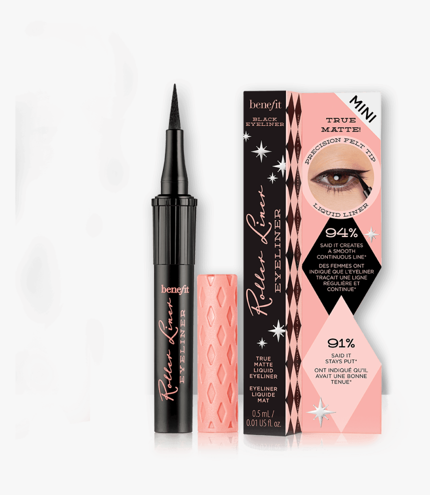 Roller Liner Liquid Eyeliner Travel Sized Mini - Benefit Roller Liner Eyeliner, HD Png Download, Free Download