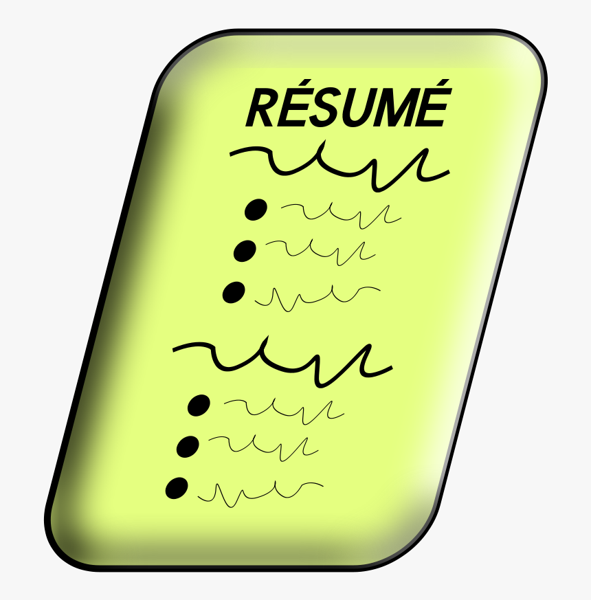 Resume 20clipart, HD Png Download, Free Download