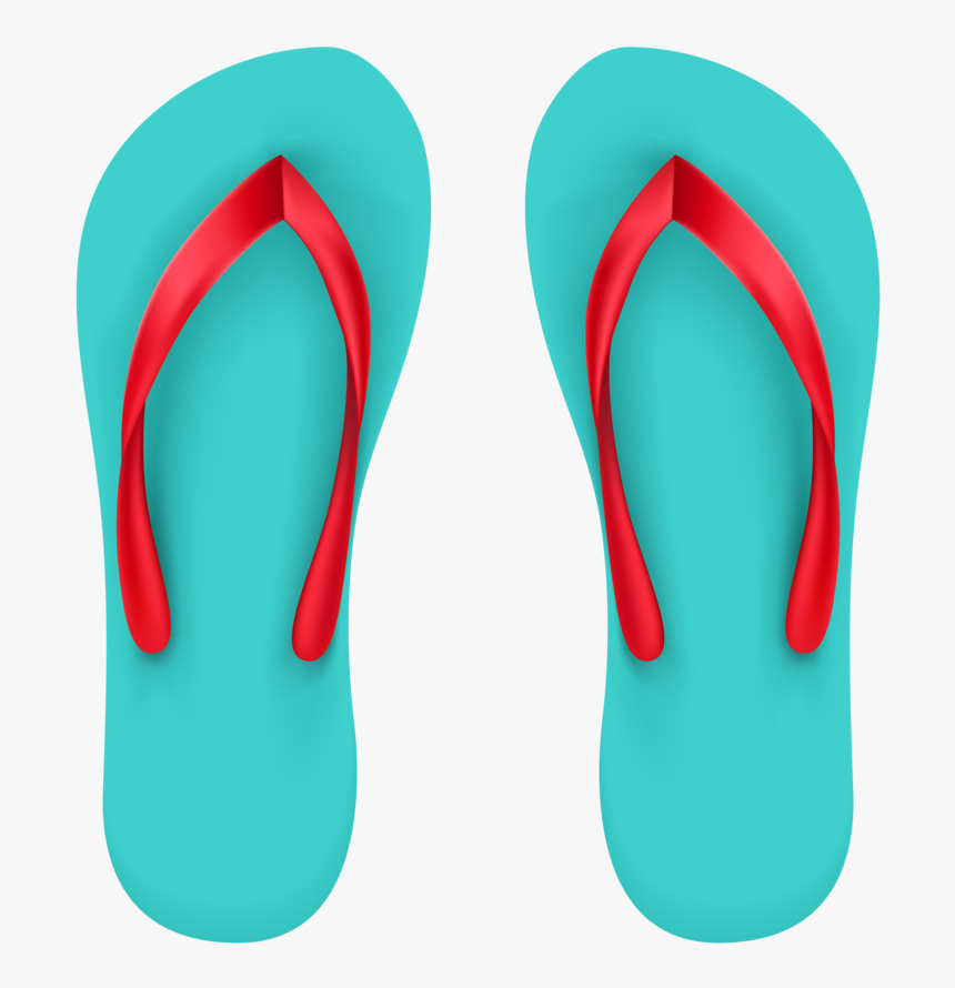 Beach Clipart Flip Flops - Flip Flops Transparent Background, HD Png Download, Free Download