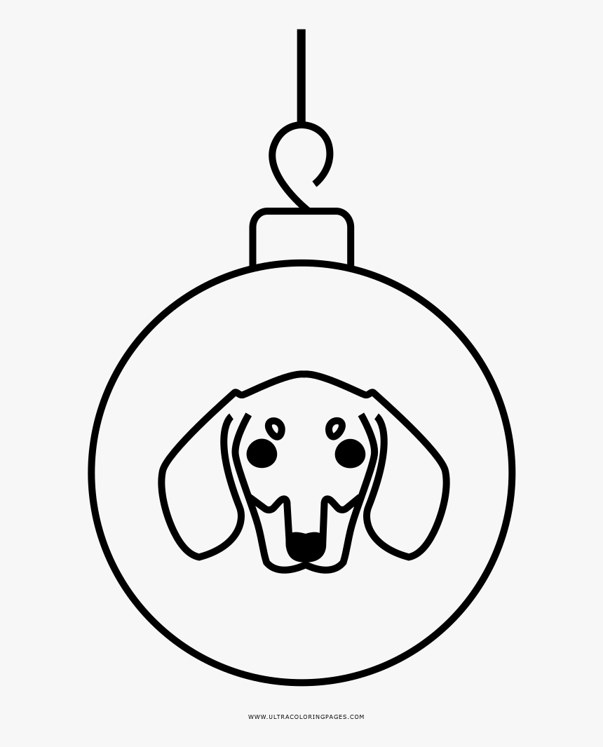 Ornamento Del Dachshund Página Para Colorear - São Paulo Fc, HD Png Download, Free Download