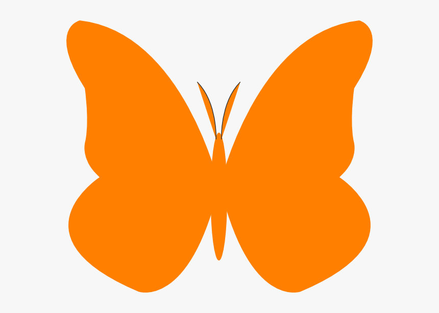 Orange Butterfly Clip Art, HD Png Download, Free Download