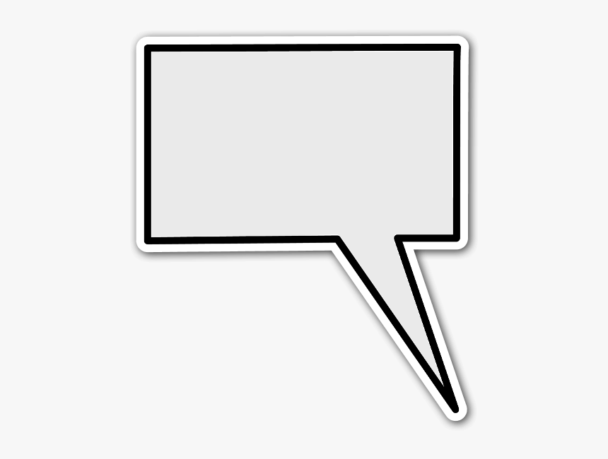 A Regular Square Sticker - Caixa De Dialogo Png, Transparent Png, Free Download