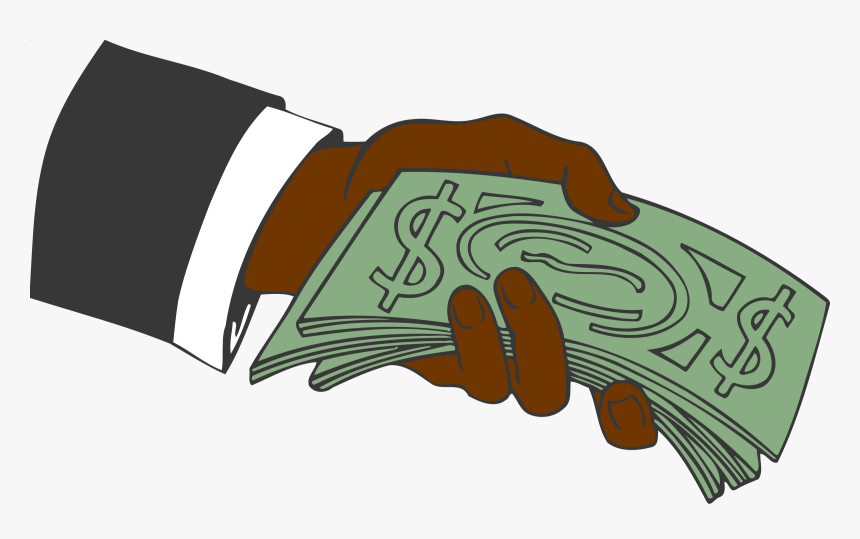 Money - Hand With Money Clipart, HD Png Download, Free Download