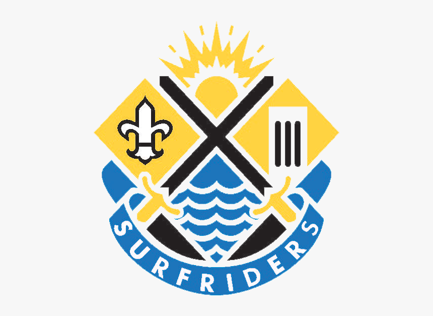 Surfrider Battalion Crest - Ucsb Surfriders, HD Png Download, Free Download