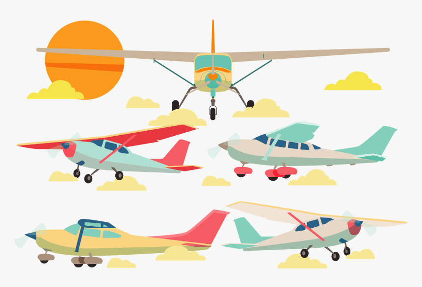 Airplane Vector, HD Png Download, Free Download