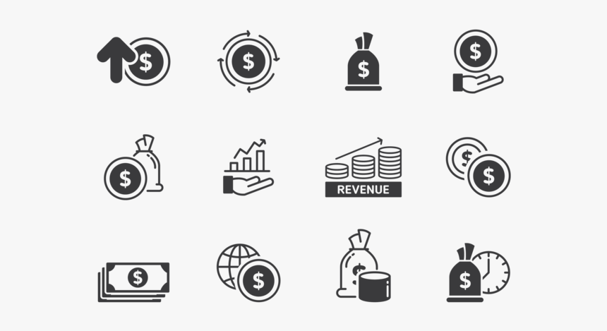 Revenue Icons Vector - Vector Revenue Icon, HD Png Download, Free Download