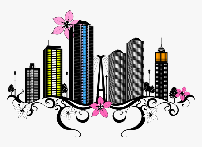 City Vector, HD Png Download, Free Download