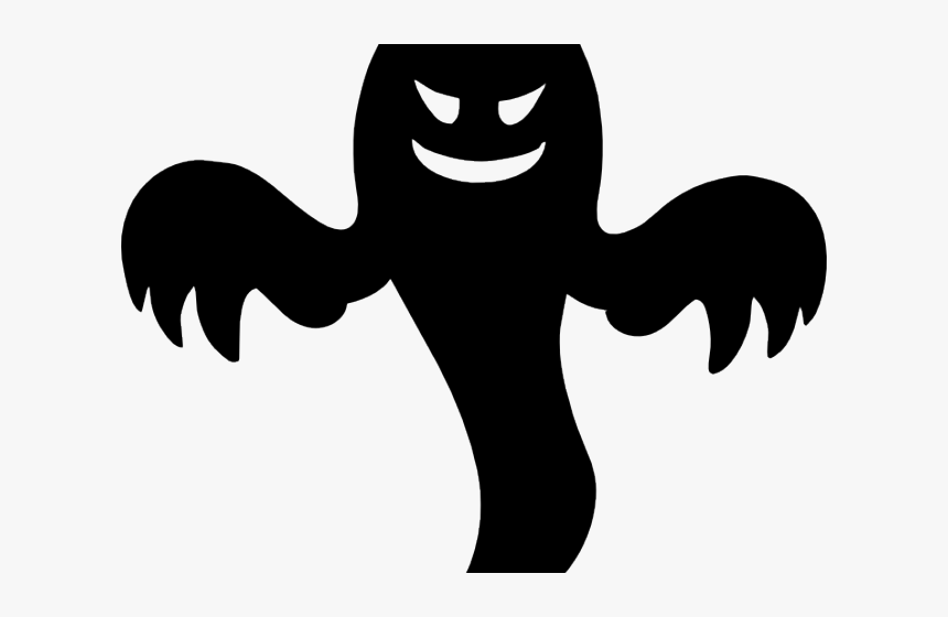 Transparent Ghost Clipart Free - Ghost Silhouette Clipart, HD Png Download, Free Download