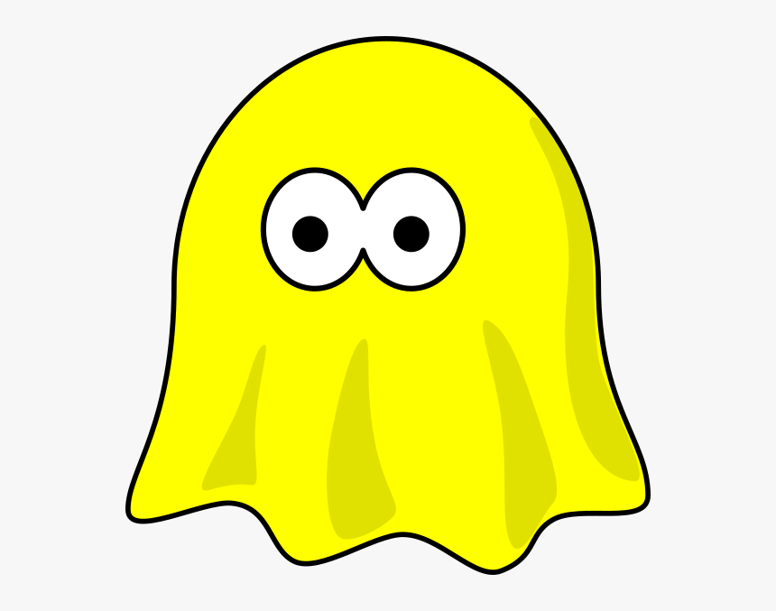 Yellow Ghost Clip Art , Png Download, Transparent Png, Free Download