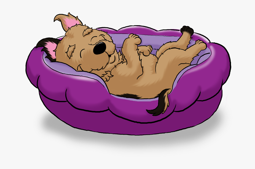 Bed Clipart Dog - Dog Bed Clipart, HD Png Download, Free Download