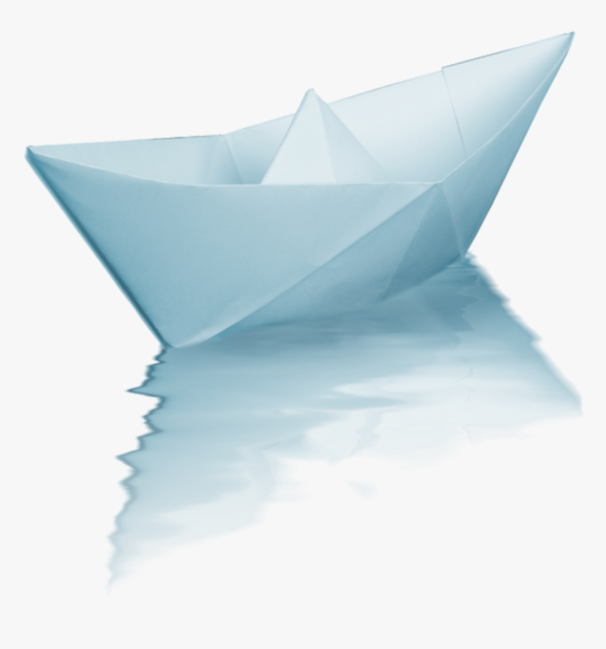 #ftestickers #paper #boat #paperboat #reflectioninwater - Paper Boat With No Background, HD Png Download, Free Download