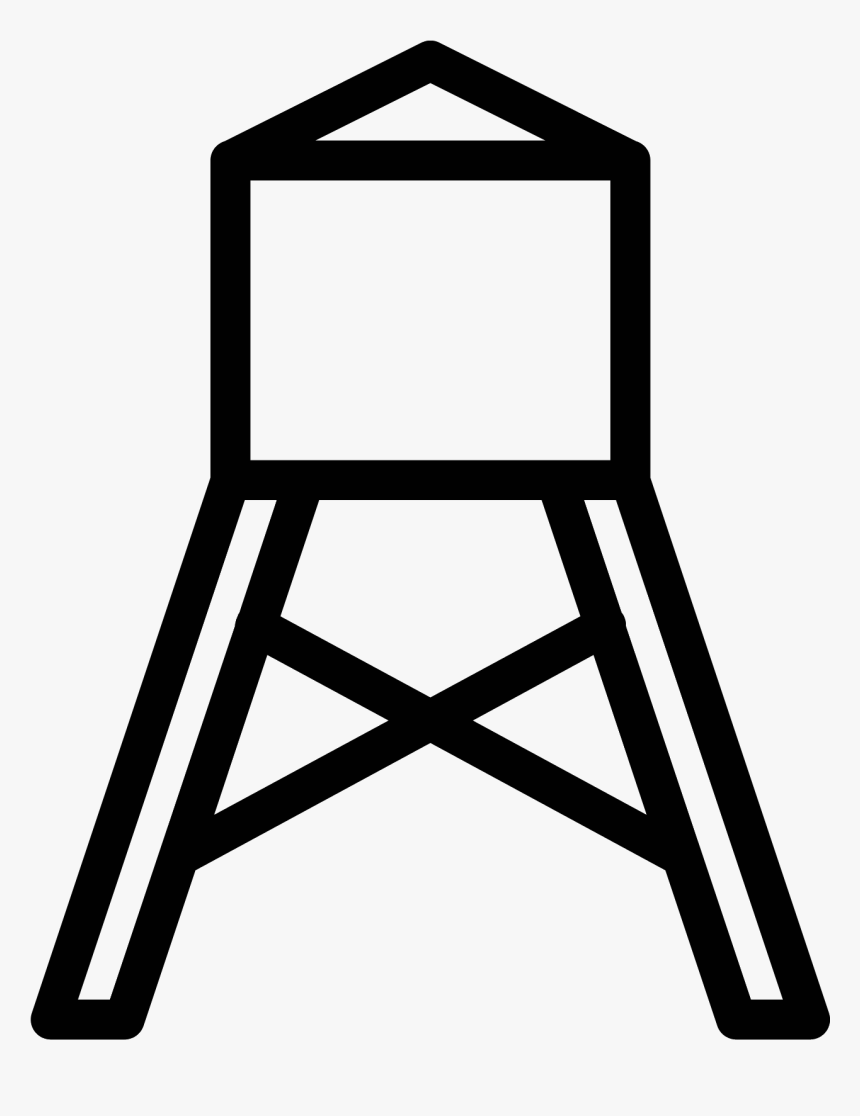 Water Tower Png - Water Tower Icon, Transparent Png, Free Download