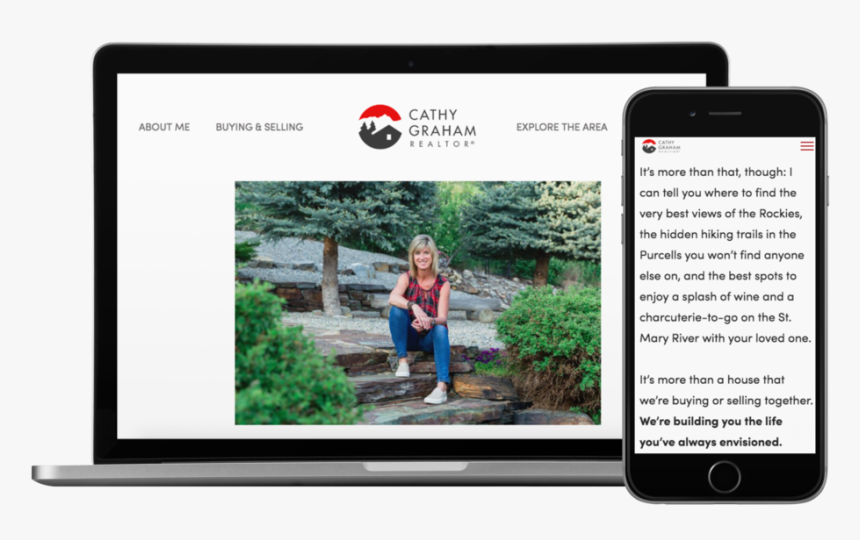 Cathy Mockup - Portfolio - Weebly Free Responsive Themes, HD Png Download, Free Download