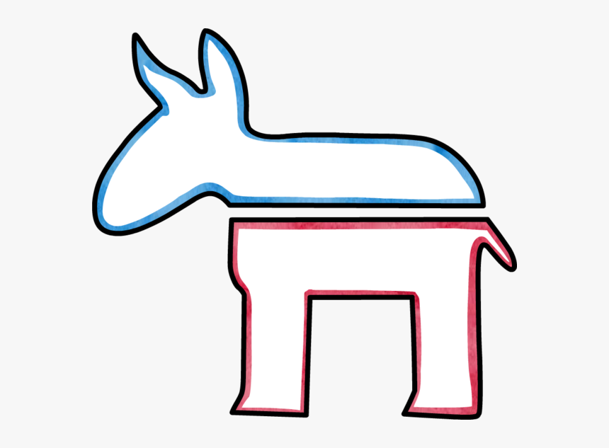 Us Democratic Party Donkey, HD Png Download, Free Download