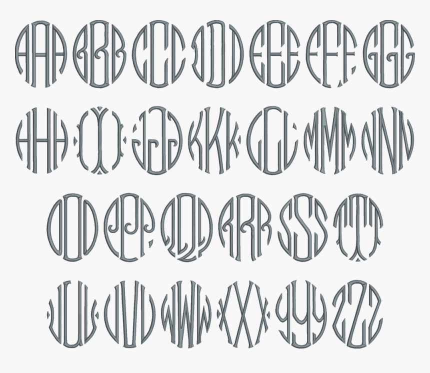 Oval Monogram, HD Png Download, Free Download