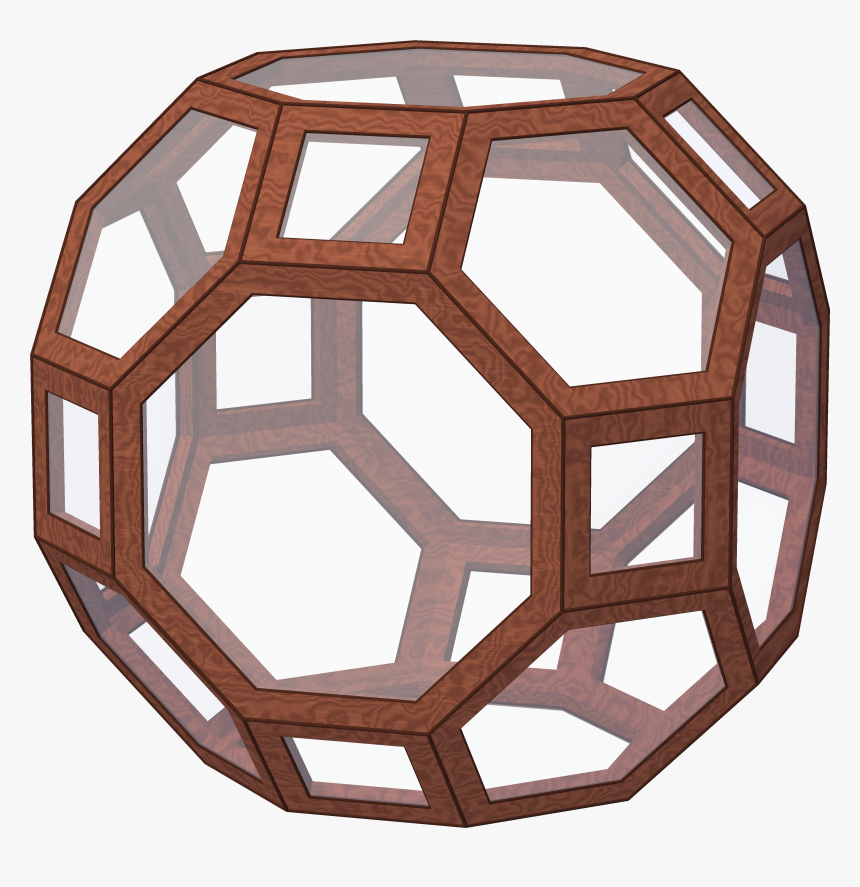 Polyhedron Great Rhombi 6-8, Davinci - Soccer Ball, HD Png Download, Free Download