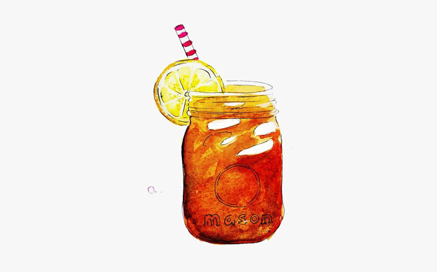 Sweet Tea Png - Mason Jar Sweet Tea Clipart, Transparent Png, Free Download