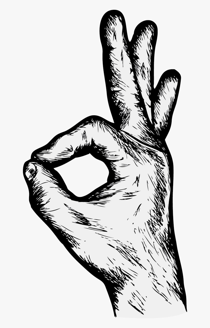Hand Sign Vector Png, Transparent Png, Free Download