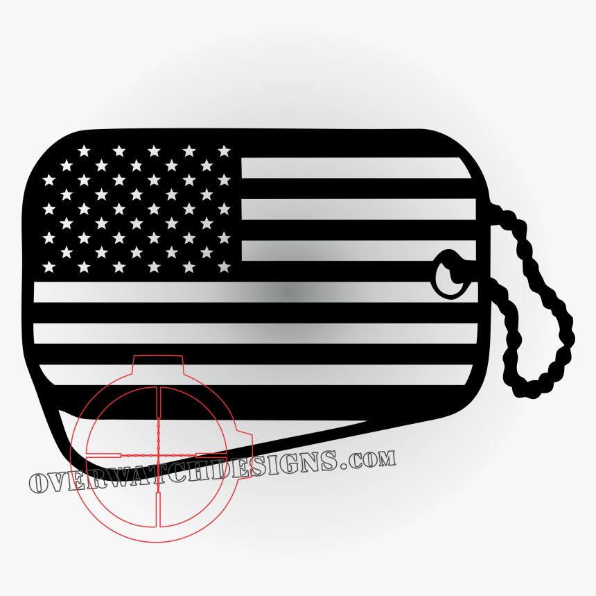 American Flag Dogtag - Transparent American Flag Emoji, HD Png Download, Free Download