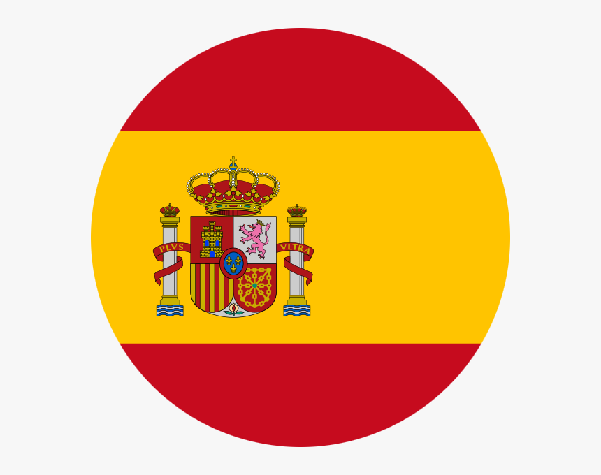 Portugal - Spain Flag Round Icon, HD Png Download, Free Download