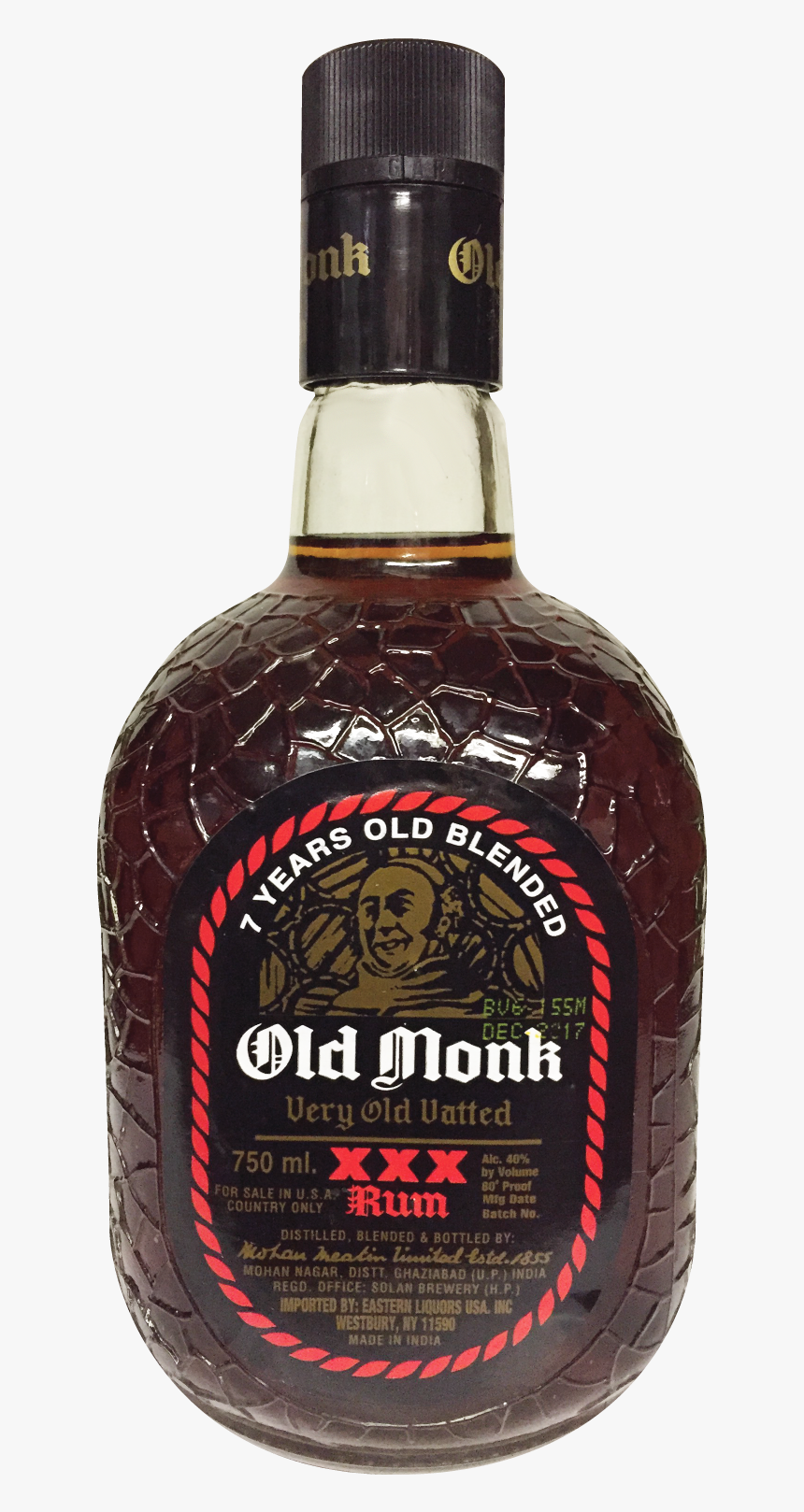 Old Monk Rum 7yr India, HD Png Download, Free Download