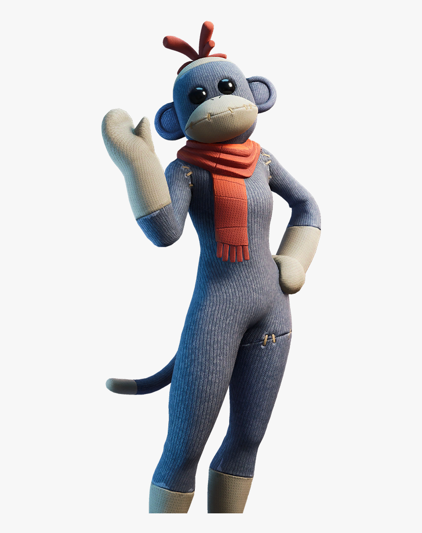 Sock Monkey Skin Fortnite, HD Png Download, Free Download