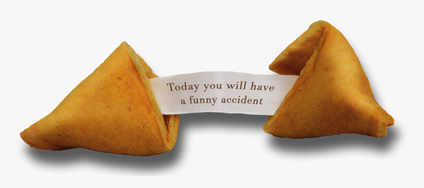 Funny Fortune Cookie With Message Inside - Fortune Cookie, HD Png Download, Free Download