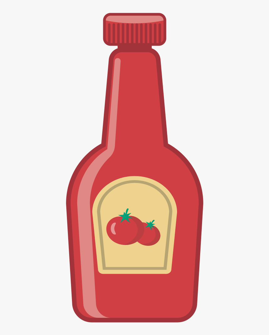 Ketchup Bottle - Clip Art Ketchup, HD Png Download, Free Download