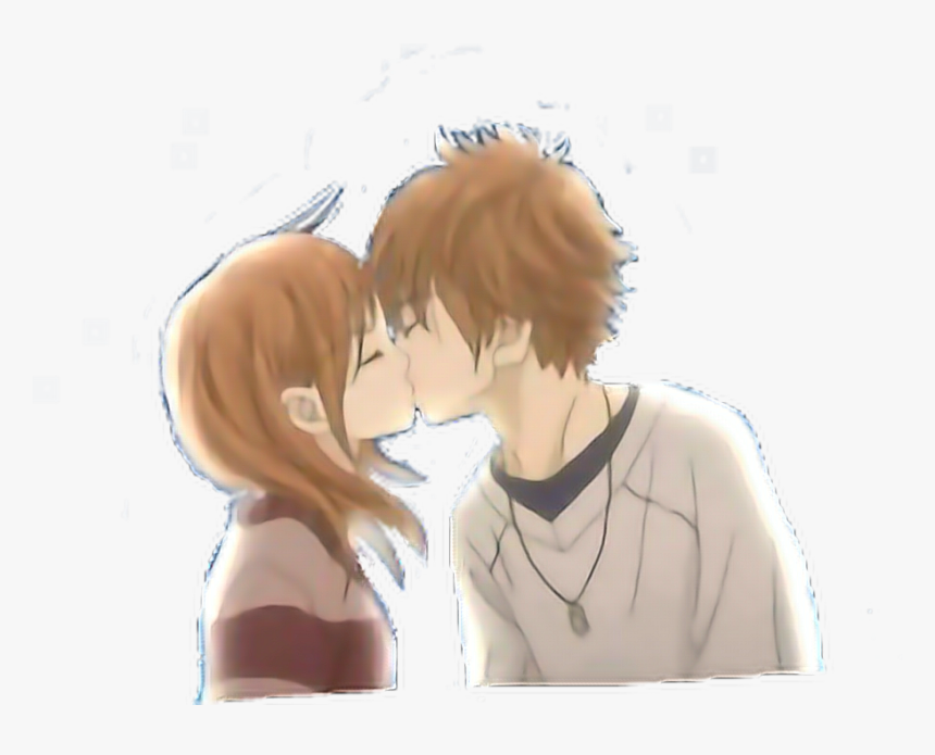 #anime #love #novios #love #amor #kiss #beso - Novios Anime, HD Png Download, Free Download