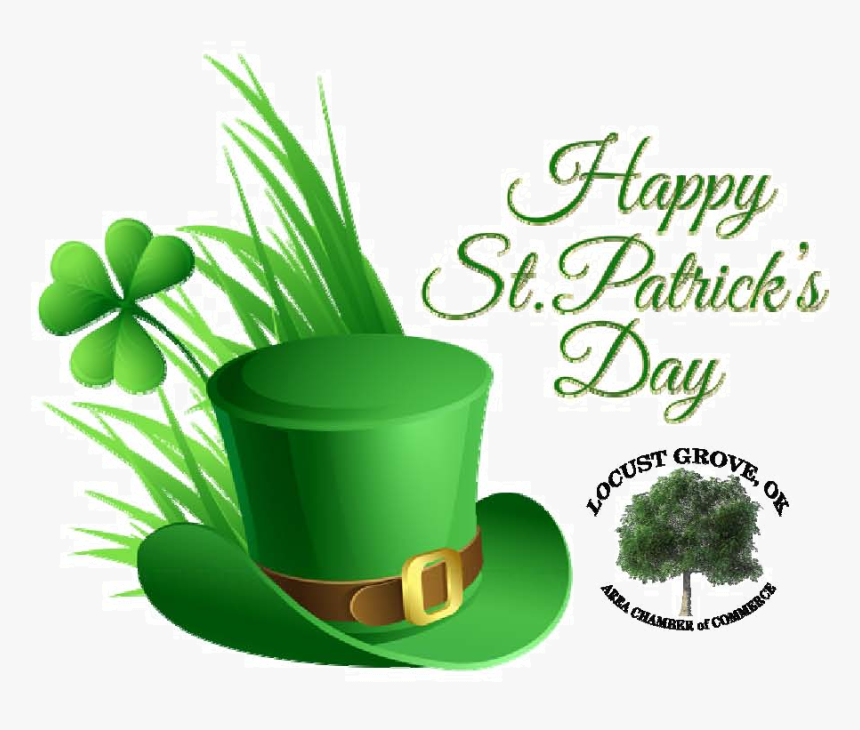 Patrick"s Day Hat And Shamrock - Cute St Patrick's Day Cartoon, HD Png Download, Free Download
