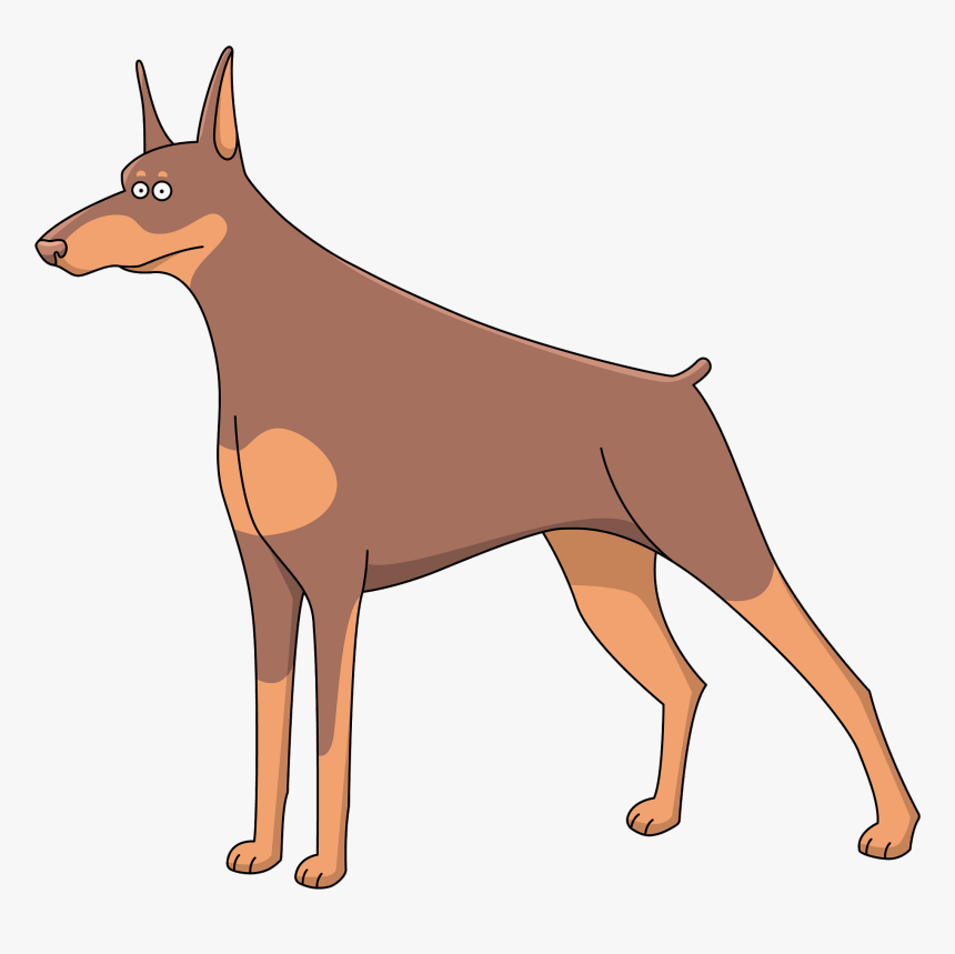 Doberman Clip Art, HD Png Download, Free Download